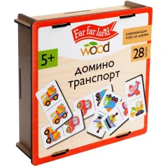 Домино деревянное "Транспорт"