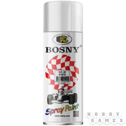 Краска Bosny &quot;Белый глянцевый&quot; RAL 9003 (520 мл)