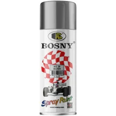 Краска Bosny "Серебряный"  RAL 9006 (520 мл)