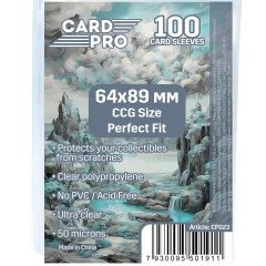 Протекторы Card-Pro Perfect Fit CCG Size прозрачные (100 шт., 64x89 мм)