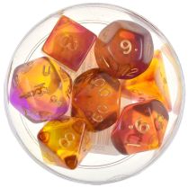 Набор кубиков Dice and Games: Blitz Yellow and Purple, 7 шт.