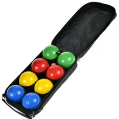 Спортивная игра "Петанк", 8 шаров (2 красных, 2 жёлтых, 2 синих, 2 зелёных)