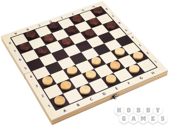 Шашки деревянные в доске (290x290) фото 2