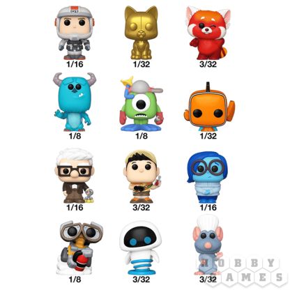 Набор фигурок Bitty POP! Pixar фото 2