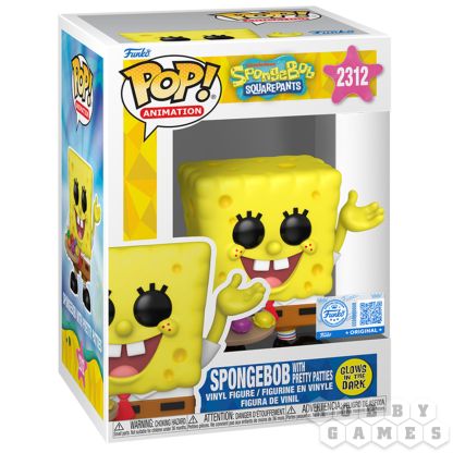 Фигурка Funko POP! Animation. SpongeBob SquarePants: Spongebob with pretty patties (Glow) 2312 фото 2