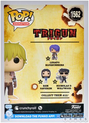 Фигурки Funko POP! Animation. Trigun: Vash the Stampede 1562 фото 4