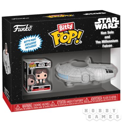 Набор фигурок Bitty POP! Star Wars: Han Solo and The Millennium Falcon
