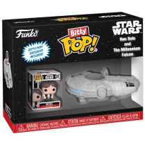 Набор фигурок Bitty POP! Star Wars: Han Solo and The Millennium Falcon