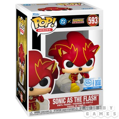 Фигурка Funko POP! Heroes. DC Justice League X Sonic: Sonic as The Flash 593 фото 2
