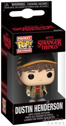 Брелок Funko POP! Pocket Keychain. Stranger Things: Dustin Henderson  фото 2