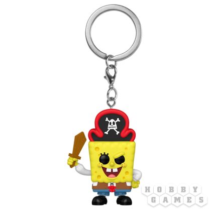Брелок Funko POP!  Pocket Keychain. Spongebob Squarepants: SpongeBob SquarePants (Pirate) 