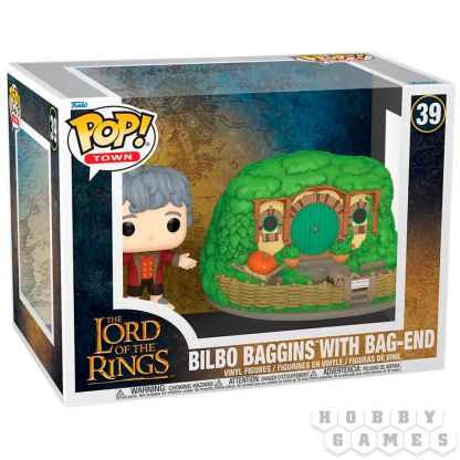 Фигурка Funko POP! The Lord of the Rings: Bilbo Baggins with Bag-End 39 фото 2