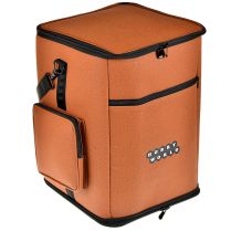 Сумка для настольных игр HW (коричневая, с колёсиками)