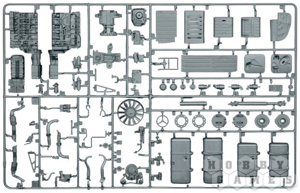 Грузовик Mercedes Benz Actros MP4 Gigaspace (1:24) фото 6