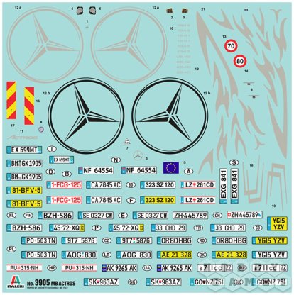 Грузовик Mercedes Benz Actros MP4 Gigaspace (1:24) фото 8
