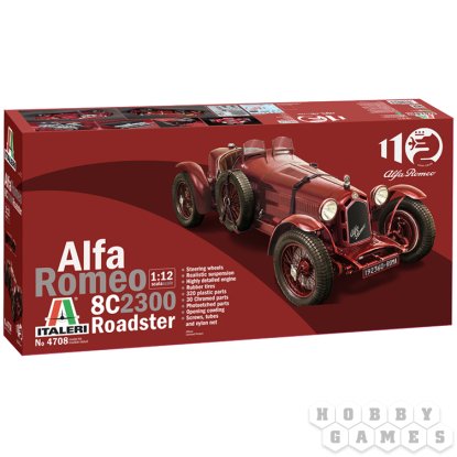 Сборная модель Автомобиль Alfa Romeo 8C 2300 Roadster (1:12)