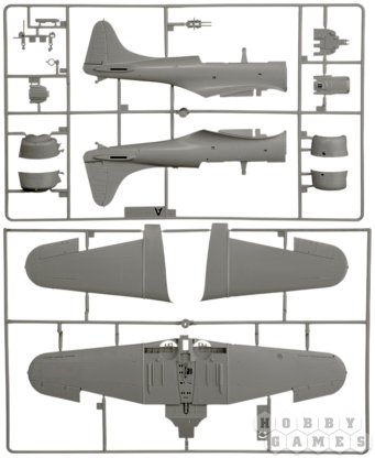 Бомбардировщик SBD-3 Dauntless (1:48) фото 3