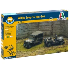 Набор автомобилей Willys Jeep 1/4 ton 4x4 (1:72)