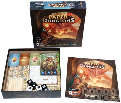 Правила игры Бумажные подземелья фото 2