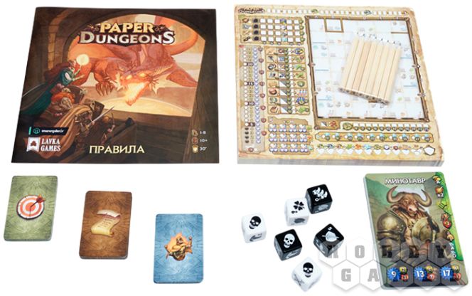 Правила игры Бумажные подземелья фото 3