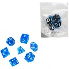 Набор кубиков "Время игры" для D&D, 7 шт. (синие)