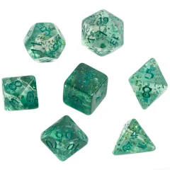 Набор кубиков "Время игры" для D&D, 7 шт. (бирюзовые)