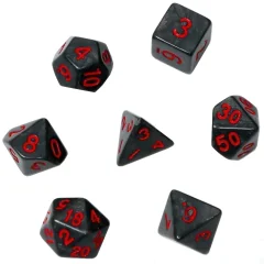 Набор кубиков "Время игры" для D&D, 7 шт. (серые)
