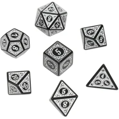 Набор кубиков "Время игры" для D&D, 7 шт. (белые)