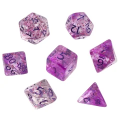 Набор кубиков "Время игры" для D&D, 7 шт. (фиолетовые)