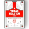 Карты игральные Texas Holdem (пластик, красные)