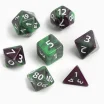Набор кубиков для D&D, 7 шт. (зелёные)