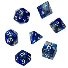 Набор кубиков "Время игры" для D&D, 7 шт. (лазурит)