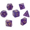 Набор кубиков "Время игры" для D&D, 7 шт. (фиолетовые)