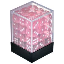 Набор стандартных кубиков D6 Stuff-Pro, 36 шт. (12 мм, прозрачные розовые)