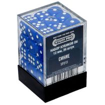 Набор стандартных кубиков D6 Stuff-Pro, 36 шт. (12 мм, синие)