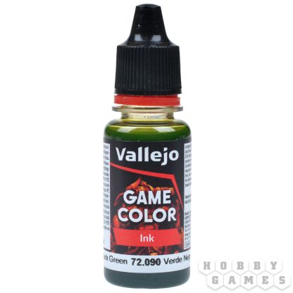 Краска Vallejo Game Ink: Black Green Ink 72.090