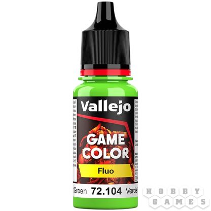 Краска Vallejo Game Color Flup: Fluorescent Green 72.104