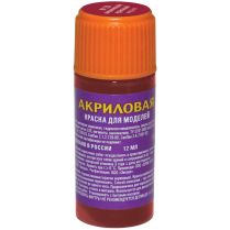 Акриловая краска Zvezda: вишнёвый красный