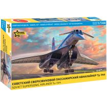Советский сверхзвуковой пассажирский авиалайнер Ту-144 (1:144)