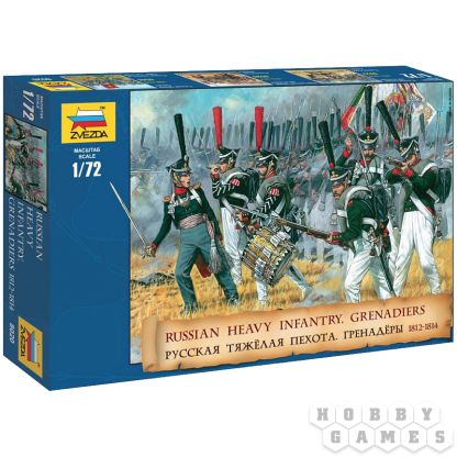 Русская тяжёлая пехота. Гренадёры 1812-1814 (1:72)
