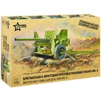 Британская 6-фунтовая противотанковая пушка Mk-II (Ограниченный выпуск) (1:35)