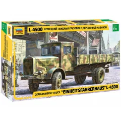 Немецкий тяжелый грузовик L 4500 c деревянной кабиной (1:35)