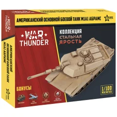 War Thunder. Американский основной боевой танк М1А1 "Абрамс" (1:100)