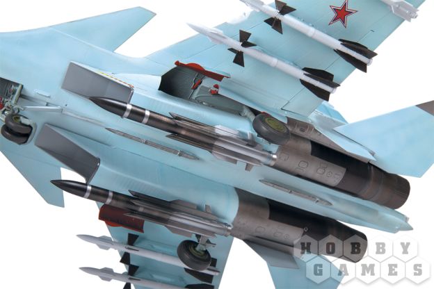 Российский многоцелевой истребитель завоевания превосходства в воздухе Су-30СМ (1:48) фото 6