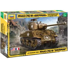 Американский средний танк М4А3 (76) W "Шерман"