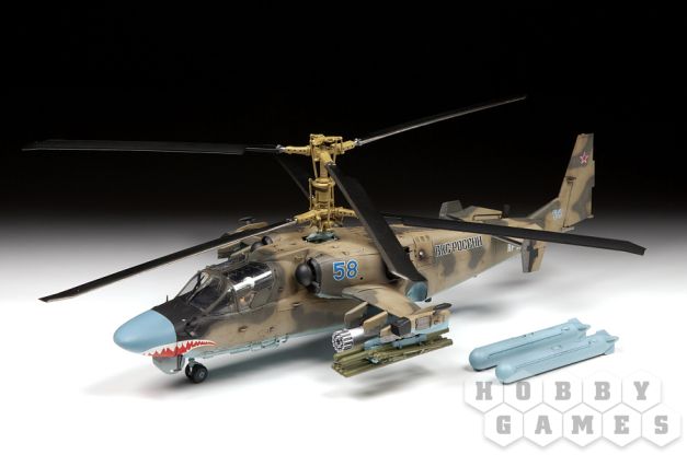 Российский разведывательно-боевой вертолёт Ка-52 "Аллигатор" фото 3