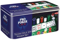 Игровой набор Pro-Poker Texas Hold´em в металлической упаковке