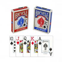 Игральные карты Bicycle: Jumbo (в ассортименте: Red/Blue) 