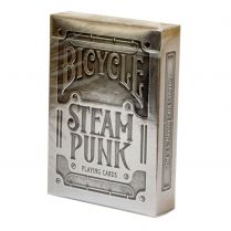 Игральные карты дизайнерские полупластиковые Bicycle Steampunk Silver