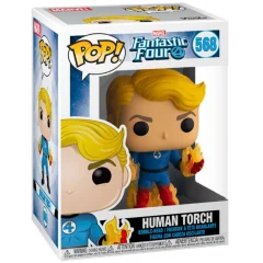 Фигурка Funko POP! Bobble: Marvel: Fantastic Four: Human Torch (Suited) (Exc)